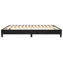 Boxspring sengeramme Sort 180x200 cm Fløjl