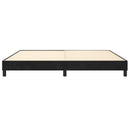 Boxspring sengeramme Sort 200x200 cm Fløjl