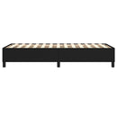 Boxspring sengeramme 80x200 cm stof sort