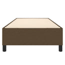 Boxspring sengeramme Mørkebrun 80x200 cm Stof