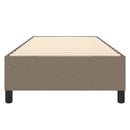 Boxspring sengeramme 80x200 cm stof gråbrun