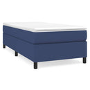 Boxspring sengeramme 80x200 cm stof blå