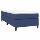 Boxspring sengeramme 80x200 cm stof blå