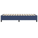 Boxspring sengeramme 80x200 cm stof blå