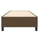 Boxspring sengeramme Mørkebrun 90x190 cm Stof