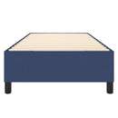 Boxspring sengeramme 90x190 cm stof blå