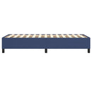 Boxspring sengeramme 90x190 cm stof blå