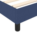 Boxspring sengeramme 90x190 cm stof blå