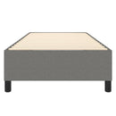 Boxspring sengeramme Mørkegrå 90x200 cm Stof