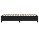 Boxspring sengeramme 90x200 cm stof sort