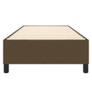 Boxspring sengeramme Mørkebrun 90x200 cm Stof