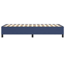 Boxspring sengeramme 90x200 cm stof blå