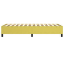 Boxspring sengeramme 90x200 cm stof grøn