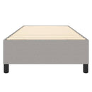 Boxspring sengeramme Lysegrå 100x200 cm Stof