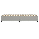 Boxspring sengeramme Lysegrå 100x200 cm Stof