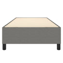 Boxspring sengeramme Mørkegrå 100x200 cm Stof