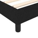Boxspring sengeramme Sort 100x200 cm Stof