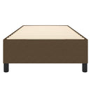 Boxspring sengeramme Mørkebrun 100x200 cm Stof