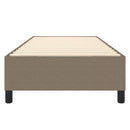 Boxspring sengeramme Taupe 100x200 cm Stof