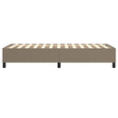 Boxspring sengeramme Taupe 100x200 cm Stof