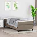 Boxspring sengeramme Taupe 100x200 cm Stof