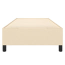 Boxspring sengeramme Creme 100x200 cm Stof