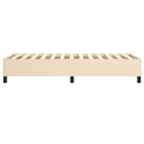 Boxspring sengeramme Creme 100x200 cm Stof