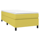 Boxspring sengeramme Grøn 100x200 cm Stof