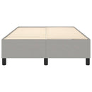 Boxspring sengeramme Lysegrå 120x200 cm Stof