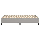 Boxspring sengeramme Lysegrå 120x200 cm Stof