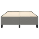 Boxspring sengeramme Mørkegrå 120x200 cm Stof