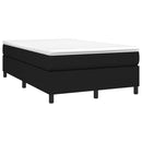 Boxspring sengeramme Sort 120x200 cm Stof