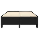 Boxspring sengeramme Sort 120x200 cm Stof