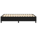 Boxspring sengeramme Sort 120x200 cm Stof
