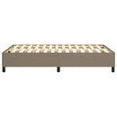 Boxspring sengeramme Taupe 120x200 cm Stof