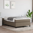 Boxspring sengeramme Taupe 120x200 cm Stof