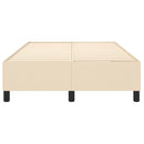 Boxspring sengeramme Creme 120x200 cm Stof