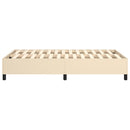 Boxspring sengeramme Creme 120x200 cm Stof