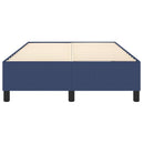 Boxspring sengeramme 120x200 cm stof blå