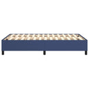 Boxspring sengeramme 120x200 cm stof blå