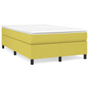 Boxspring sengeramme Grøn 120x200 cm Stof