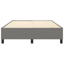 Boxspring sengeramme 140x190 cm stof mørkegrå