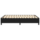 Boxspring sengeramme 140x190 cm stof sort