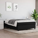 Boxspring sengeramme 140x190 cm stof sort