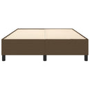 Boxspring sengeramme 140x190 cm stof mørkebrun