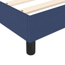 Boxspring sengeramme 140x190 cm stof blå