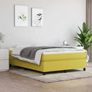 Boxspring sengeramme Grøn 140x190 cm Stof