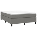 Boxspring sengeramme 140x200 cm stof mørkegrå