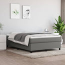 Boxspring sengeramme 140x200 cm stof mørkegrå