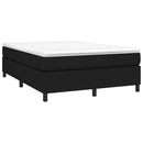 Boxspring sengeramme 140x200 cm stof sort